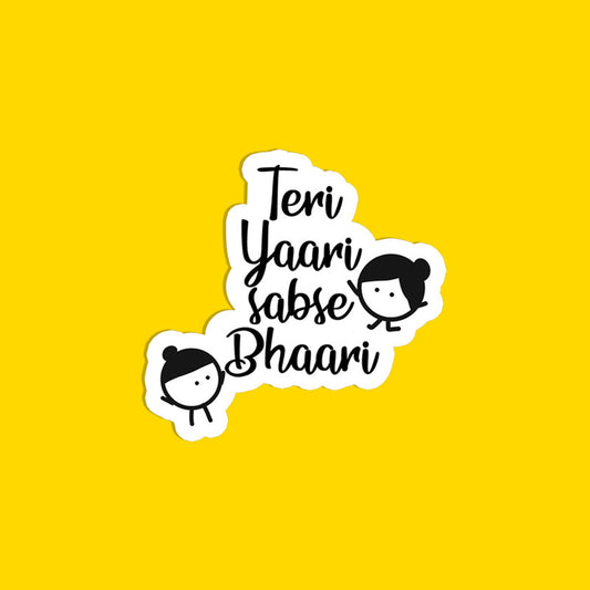 Teri Yaari Sticker